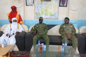 Tahoua_Keita : Le Général d’Armée Salifou Modi en visite de terrain à Keïta