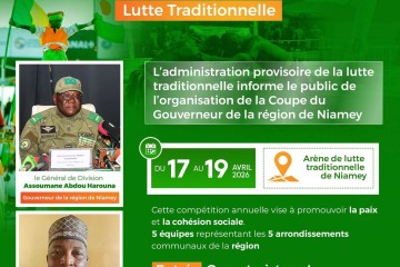 COUPE DU GOUVERNEUR DE LA REGION DE NIAMEY: LUTTE TRADITIONNELLE