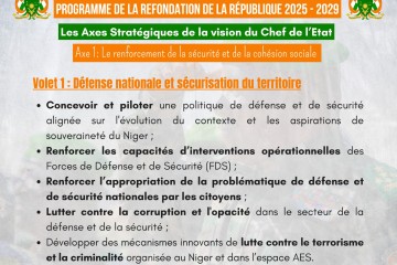 Programme de la Refondation de la République 2025-2029