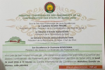 Sessions confédérales des parlements de la Confédération des Etats de Sahel
